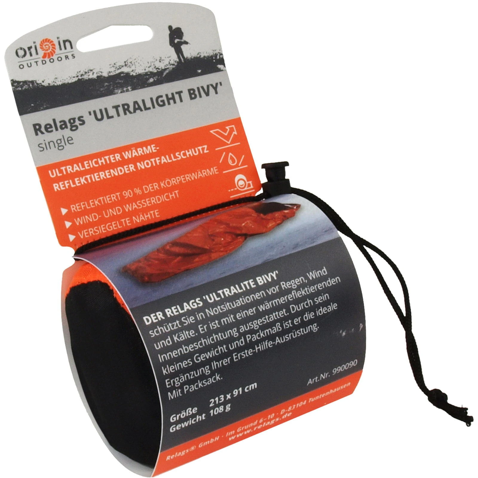 Basic Nature Ultralite Bivi Single - Biwaksack 4 Basic Nature Ultralite Bivi Single - Biwaksack – Bild 2