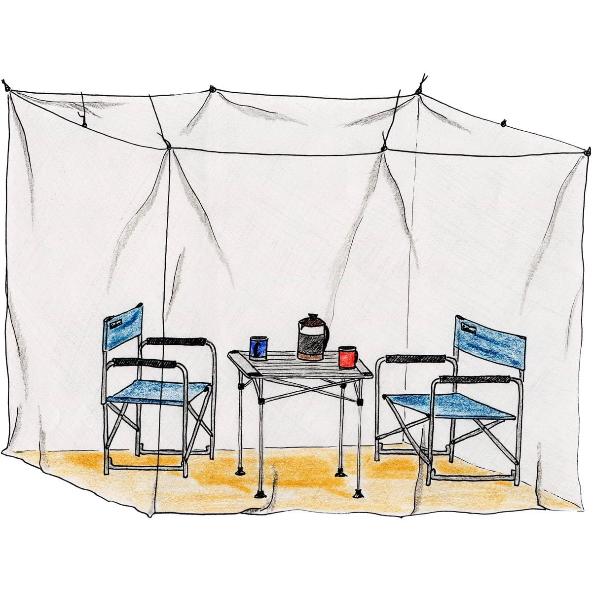 Basic Nature Moskitonetz Klassik Doppel 225 3 Basic Nature Moskitonetz Klassik Doppel 225