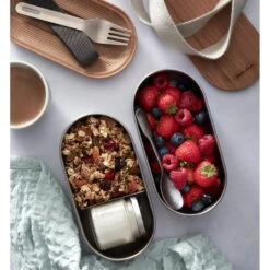 Black+blum Stainless Steel Bento Box - Proviantdose 12 Black+blum Stainless Steel Bento Box - Proviantdose -Campfreunde Geschäft black blum stainless steel bento box proviantdose bbl bam bt l016 1