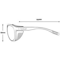 BOLLE Bollé Adventurer Bollé 100 Cat 4 - Gletscherbrille -Campfreunde Geschäft boll adventurer 100 cat 4 gletscherbrille black matte bol bs139002 2