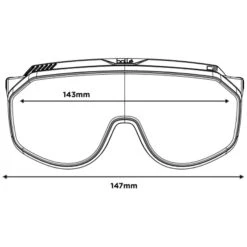 BOLLE Bollé Chronoshield Volt+ Cold White Polarized Cat 3 - Fahrradbrille -Campfreunde Geschäft boll chronoshield volt cold white polarized cat 3 fahrradbrille black matte bol bs018001 4