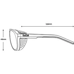 BOLLE Bollé Cobalt Phantom Black Cat 2-4 - Bergbrille -Campfreunde Geschäft boll cobalt phantom black cat 2 4 bergbrille navy matte bol 12531 5