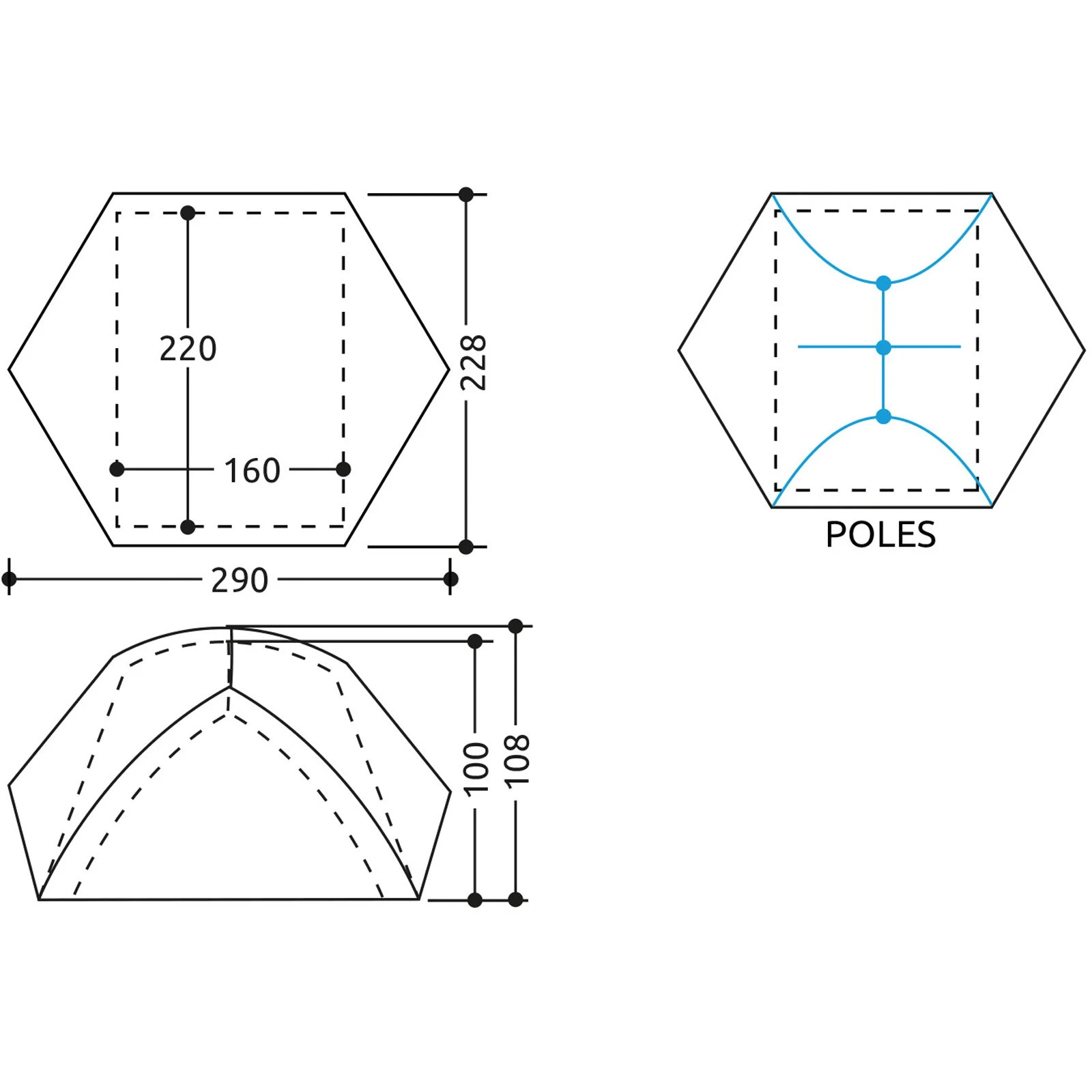 Camp Minima 3 Evo - 3 Personen Zelt 5 Camp Minima 3 Evo - 3 Personen Zelt – Bild 3
