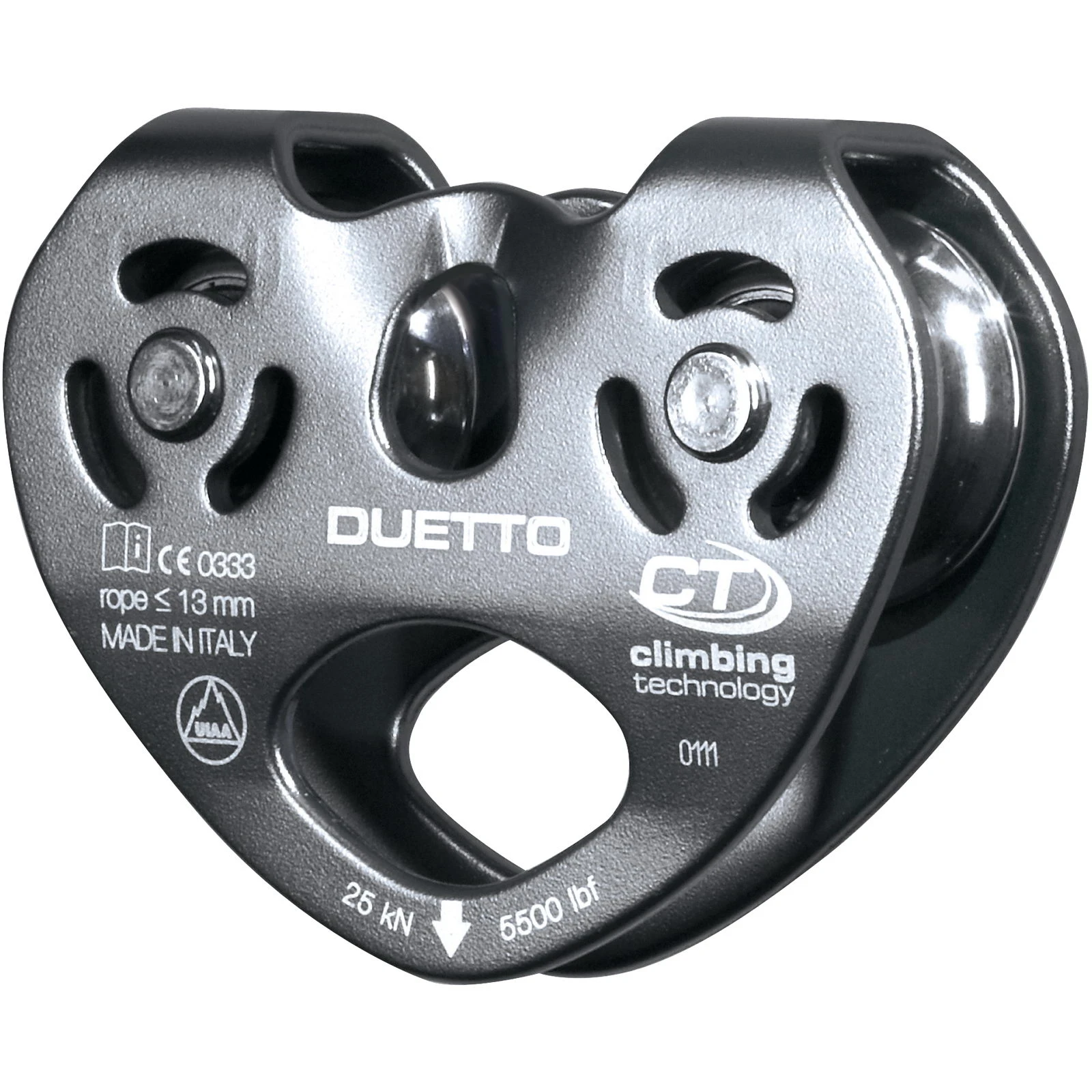 Climbing Technology Duetto Pulley - Tandem-Seilrolle 3 Climbing Technology Duetto Pulley - Tandem-Seilrolle