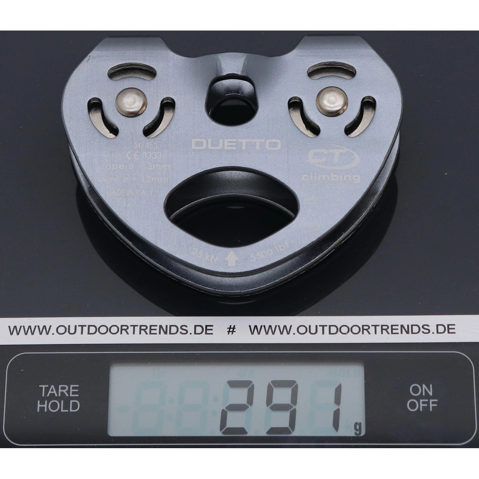 Climbing Technology Duetto Pulley - Tandem-Seilrolle 4 Climbing Technology Duetto Pulley - Tandem-Seilrolle – Bild 2