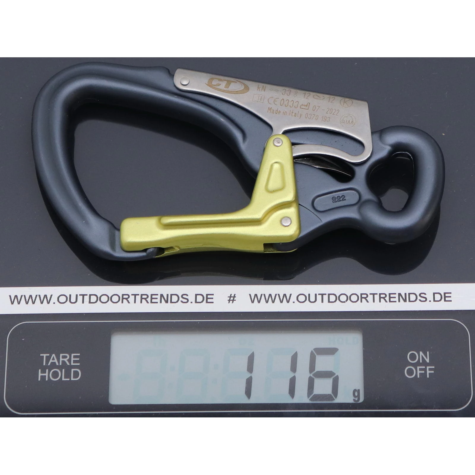 Climbing Technology K-Advance - Klettersteigkarabiner 4 Climbing Technology K-Advance - Klettersteigkarabiner – Bild 2