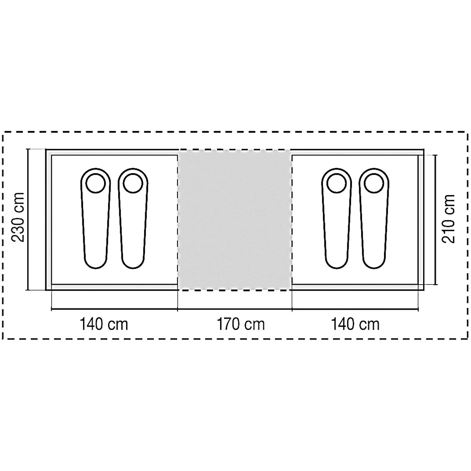 Coleman Ridgeline Plus 4 Personen - Familienzelt 7 Coleman Ridgeline Plus 4 Personen - Familienzelt – Bild 5