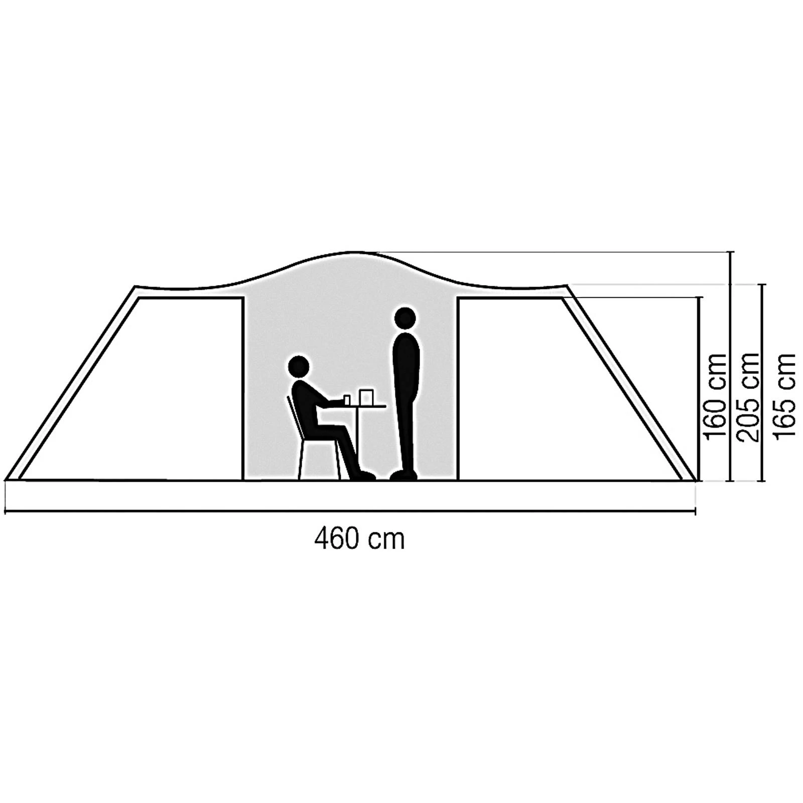 Coleman Ridgeline Plus 4 Personen - Familienzelt 8 Coleman Ridgeline Plus 4 Personen - Familienzelt – Bild 6