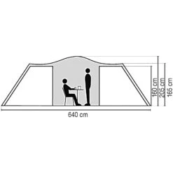 Coleman Ridgeline Plus 6 Personen - Familienzelt -Campfreunde Geschäft coleman ridgeline plus 6 personen familienzelt rl 169760 2