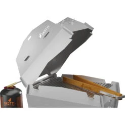 SKOTTI Cap - Erweiterung Für Grill -Campfreunde Geschäft deckel weit offen