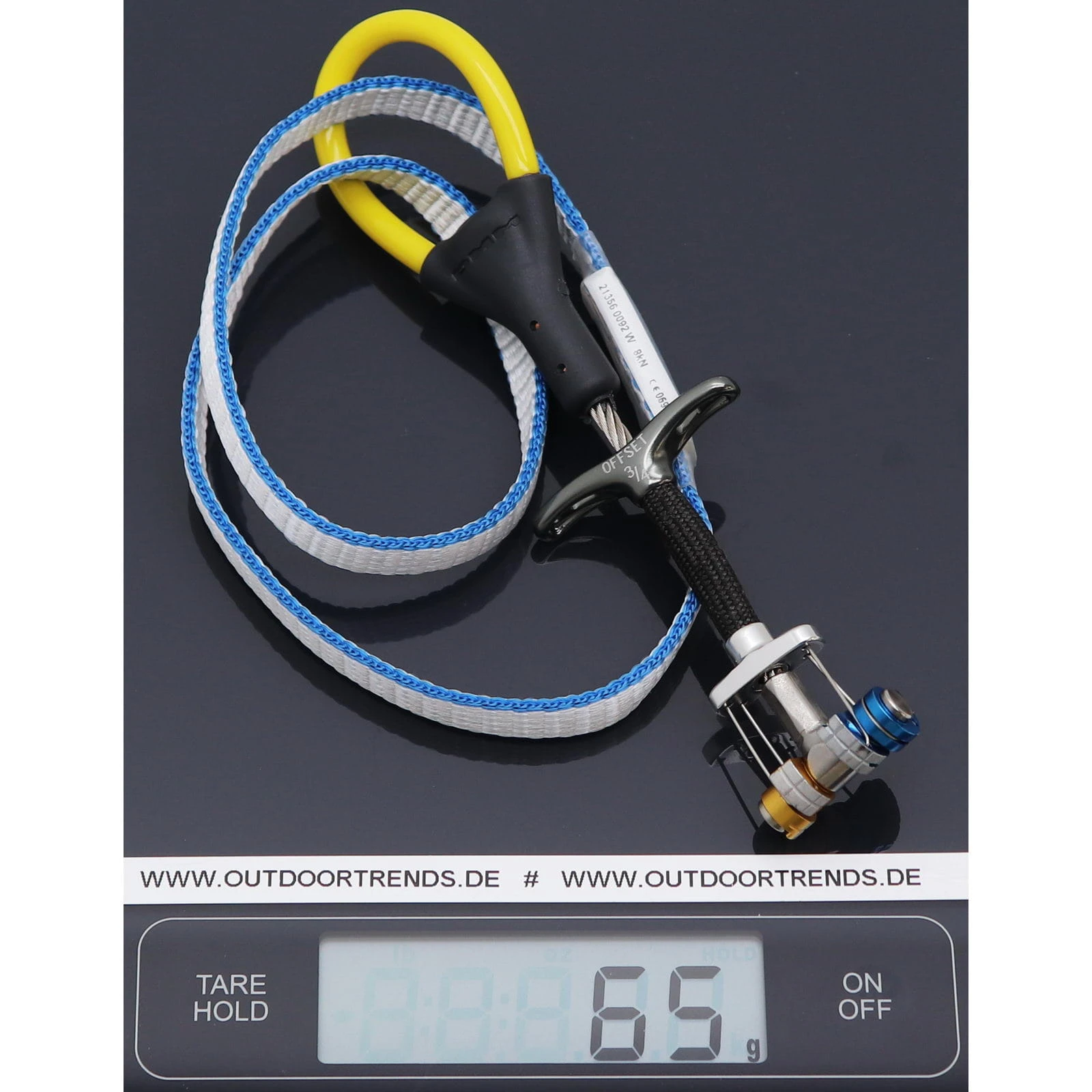 DMM Dragonfly Offset 3/4 Gold/blue - Klemmgerät 4 DMM Dragonfly Offset 3/4 Gold/blue - Klemmgerät – Bild 2