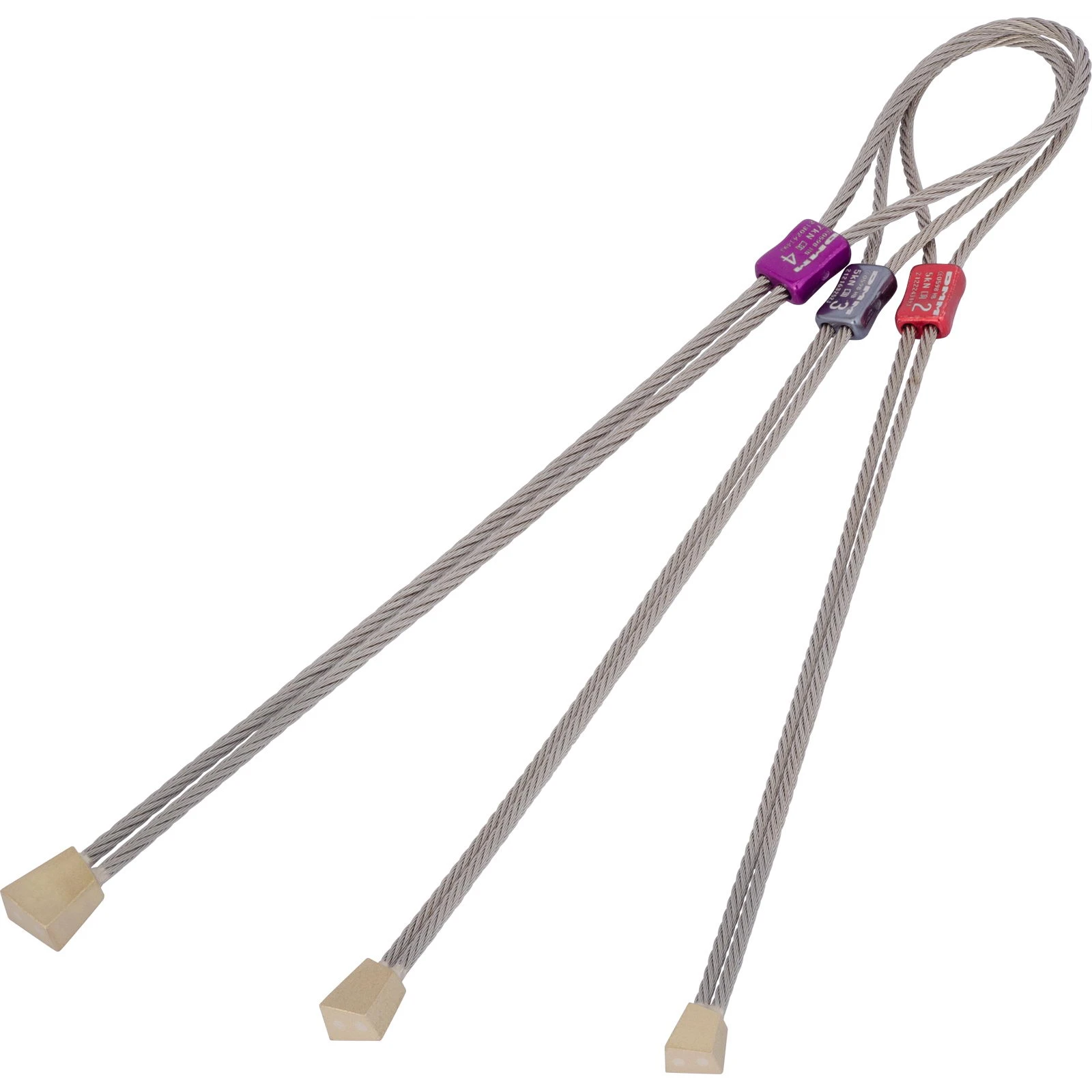 DMM HB Brass Offset Set 2-4 - Klemmkeile 3 DMM HB Brass Offset Set 2-4 - Klemmkeile