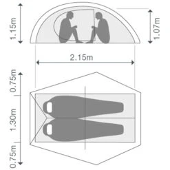EXPED Mira II HL - Leichtes 2-Personen-Zelt -Campfreunde Geschäft exped mira ii hl leichtes 2 personen zelt ep 7640445457170 0