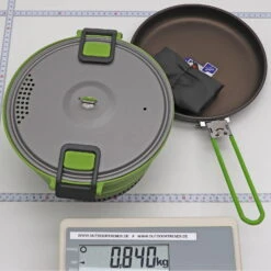 GSI Escape Set - Faltbarer Kochtopf Und Pfanne -Campfreunde Geschäft gsi escape set faltbarer kochtopf und pfanne green 50236 2