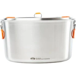 GSI Galcier Stainless Base Camper Large Set - Kochset -Campfreunde Geschäft gsi galcier stainless base camper large set kochset 68184 10