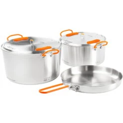 GSI Galcier Stainless Base Camper Large Set - Kochset