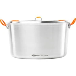 GSI Galcier Stainless Base Camper Large Set - Kochset -Campfreunde Geschäft gsi galcier stainless base camper large set kochset 68184 9