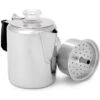 GSI Glacier Stainless 3 Cup Percolator - Kaffeekanne -Campfreunde Geschäft gsi glacier stainless 3 cup percolator kaffeekanne 365203