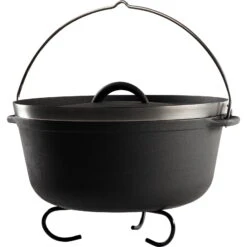 GSI Lite Cast Dutch Oven 7 QT - Feuertopf -Campfreunde Geschäft gsi lite cast dutch oven 7 qt feuertopf 60602 1