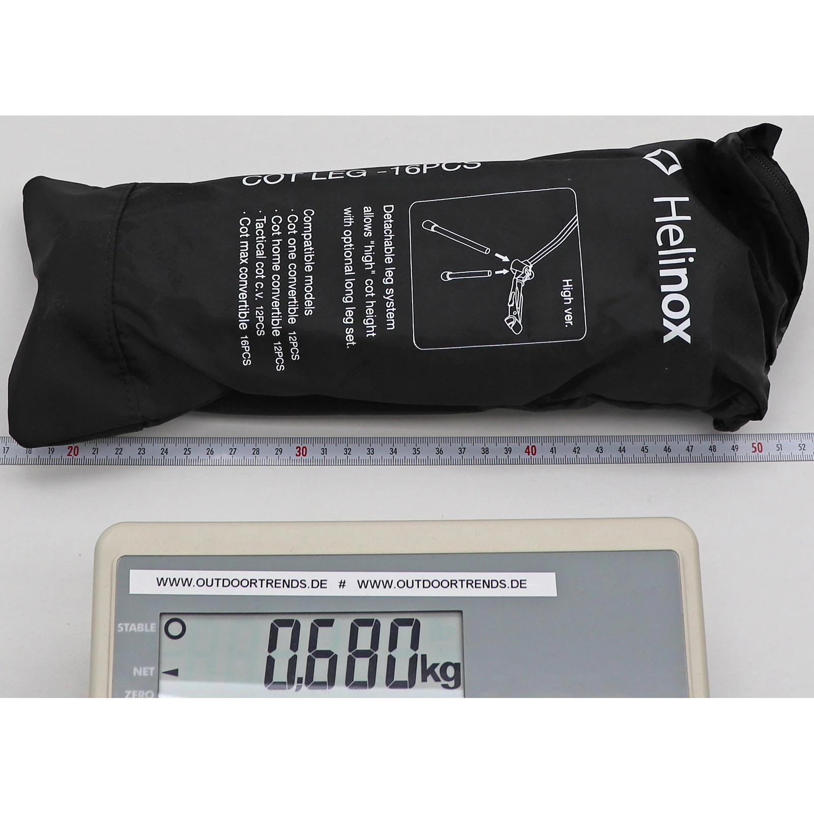 Helinox Cot Leg 16pcs - Erhöhung 5 Helinox Cot Leg 16pcs - Erhöhung – Bild 3