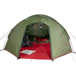 HIGH PEAK Goshawk 4 - Vier-Personen-Tunnel-Zelt -Campfreunde Geschäft high peak goshawk 4 vier personen tunnel zelt pesto red hip 10307 10