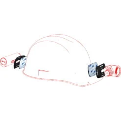 Ledlenser Helmet Connecting Kit Type H - Helmhalterung -Campfreunde Geschäft ledlenser helmet connecting kit type h helmhalterung zb 502314 0