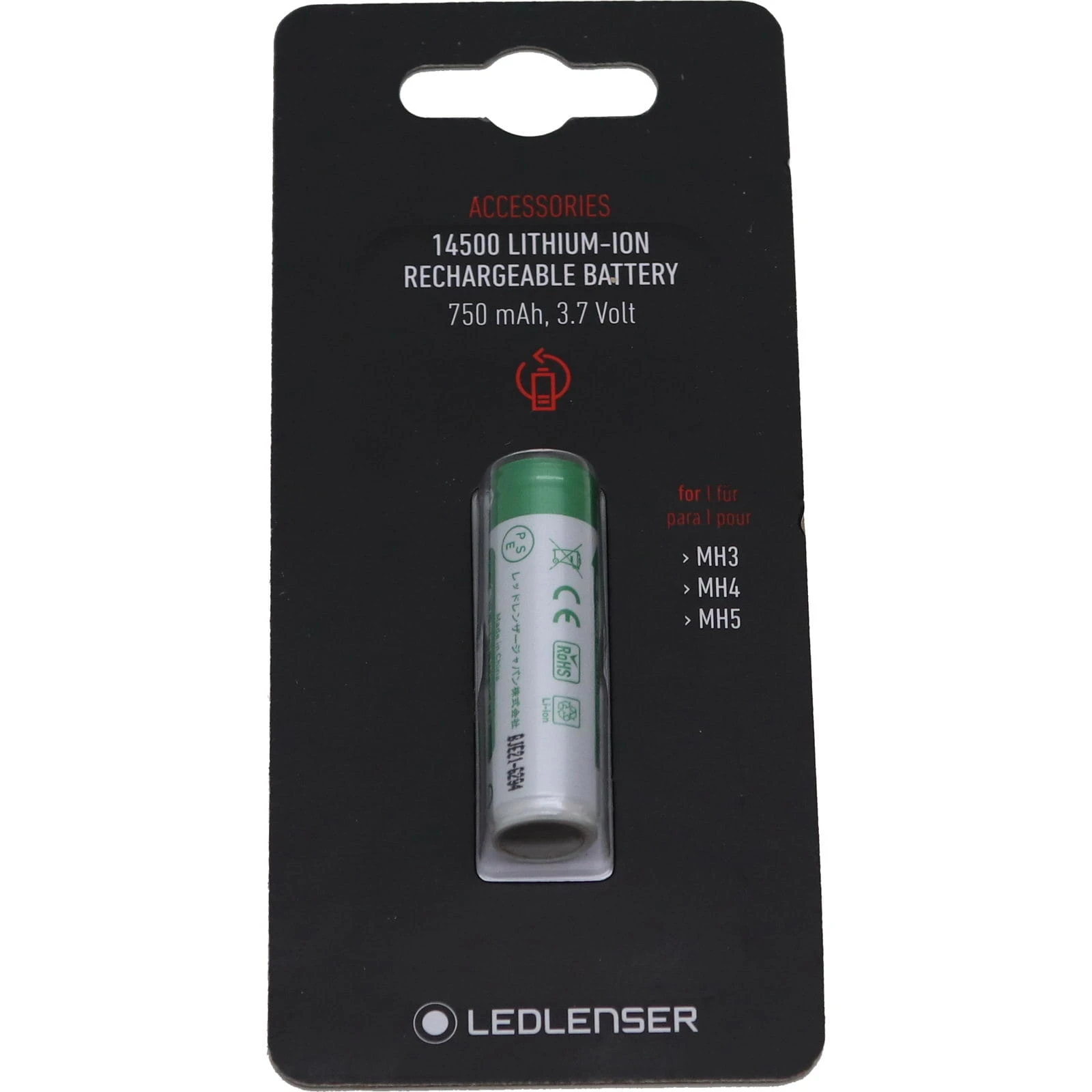 Ledlenser Lithium-Ionen Rechargeable Battery 3,7 V / 750 MAh - Ersatzbatterie 3 Ledlenser Lithium-Ionen Rechargeable Battery 3,7 V / 750 MAh - Ersatzbatterie