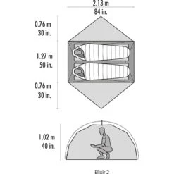 MSR Elixir 2 - Zwei-Personen-Zelt -Campfreunde Geschäft msr elixir 2 zwei personen zelt cd 10331 6