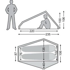 Nordisk Telemark 2.2 LW - 2 Personen Zelt -Campfreunde Geschäft nordisk telemark 2 lw personen zelt forest green nd 151024 2