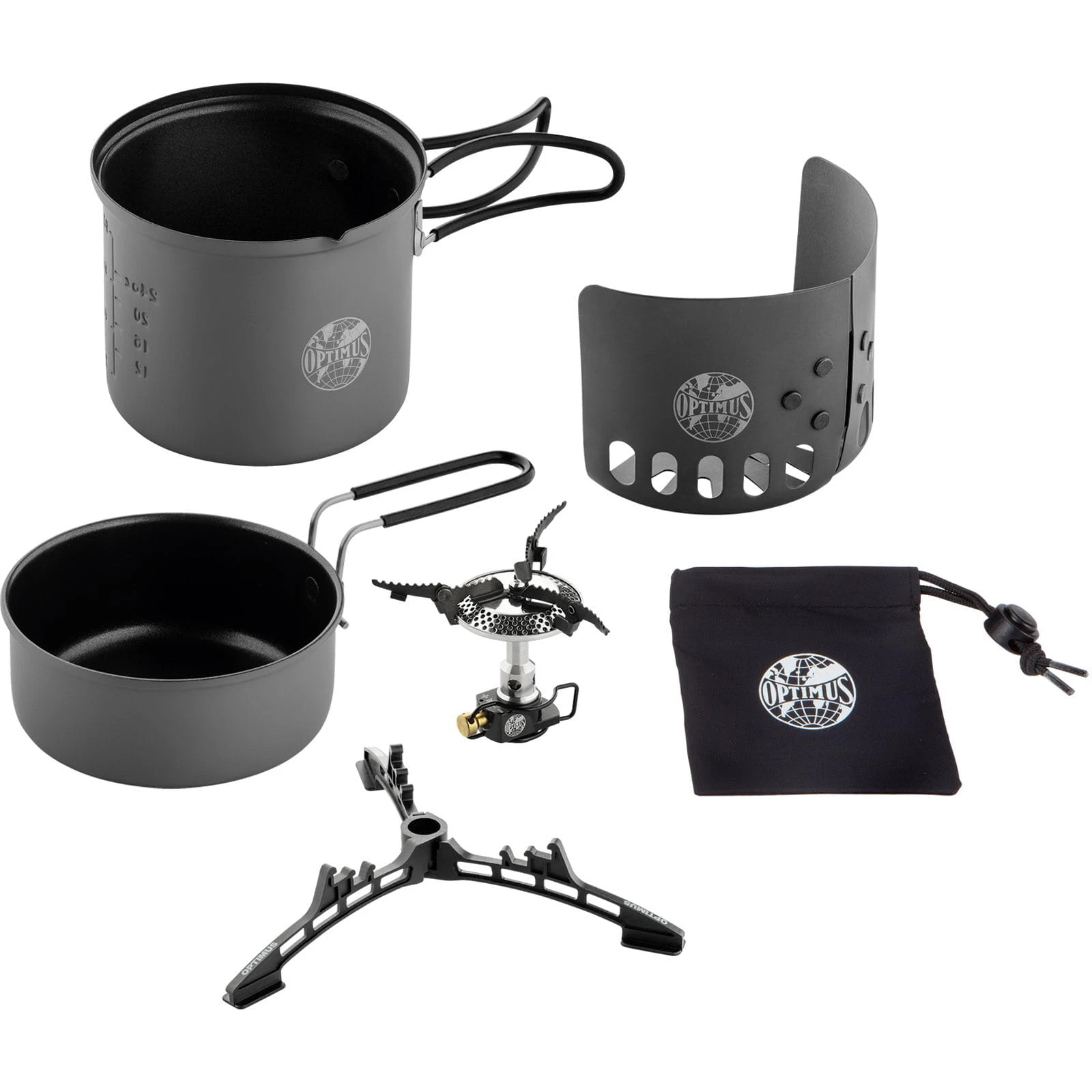 OPTIMUS Elektra Cook System BLACK EDITION - Kochset 3 OPTIMUS Elektra Cook System BLACK EDITION - Kochset