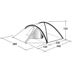 Outwell Cloud 4 - Vier-Personen-Zelt 13 Outwell Cloud 4 - Vier-Personen-Zelt -Campfreunde Geschäft outwell cloud 4 vier personen zelt green grey rl 150176 1