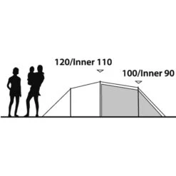 Outwell Earth 3 - Drei-Personen-Tunnel-Zelt -Campfreunde Geschäft outwell earth 3 drei personen tunnel zelt green grey rl 150171 3