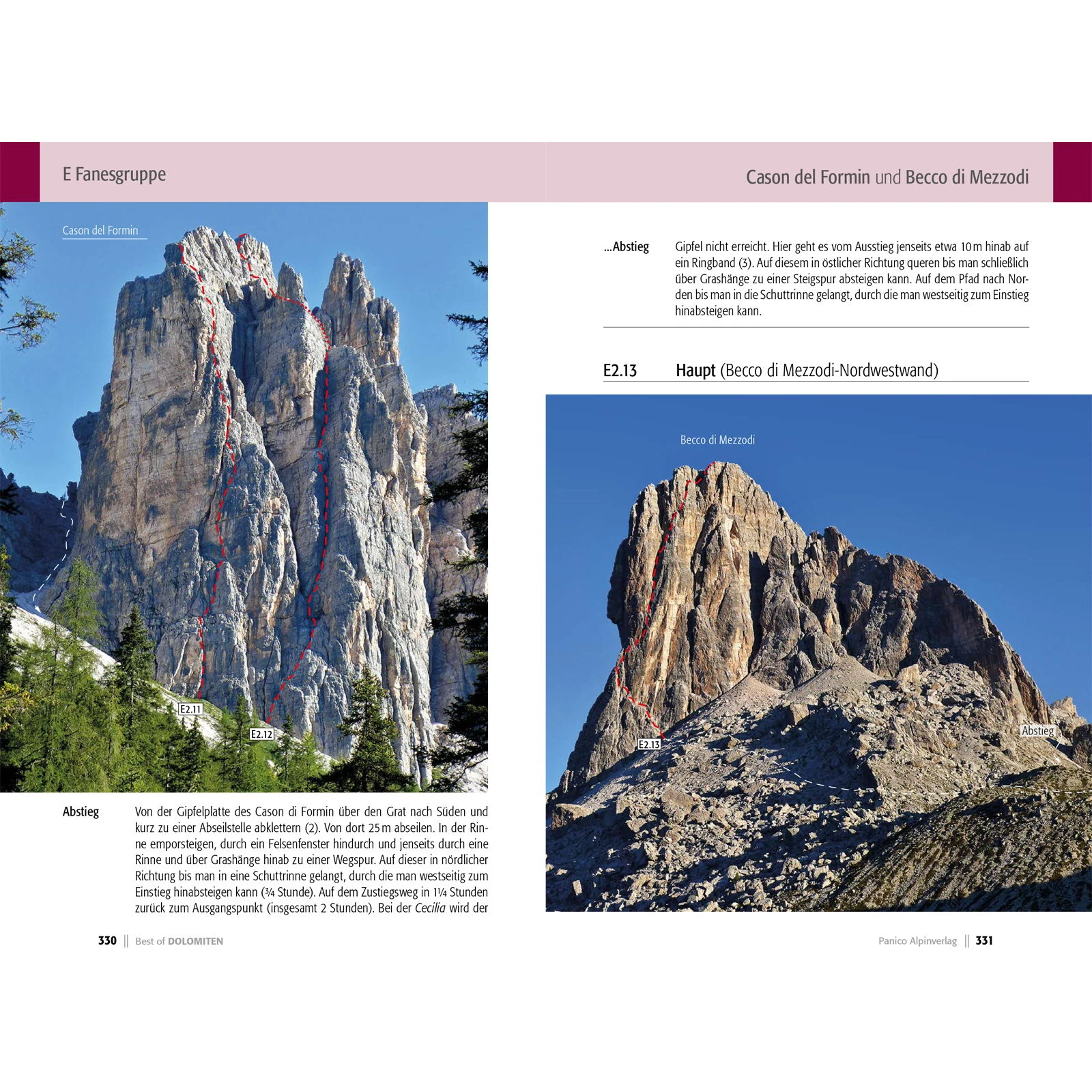 Panico Verlag Best Of Dolomiten - Kletterführer Alpin 9 Panico Verlag Best Of Dolomiten - Kletterführer Alpin – Bild 7