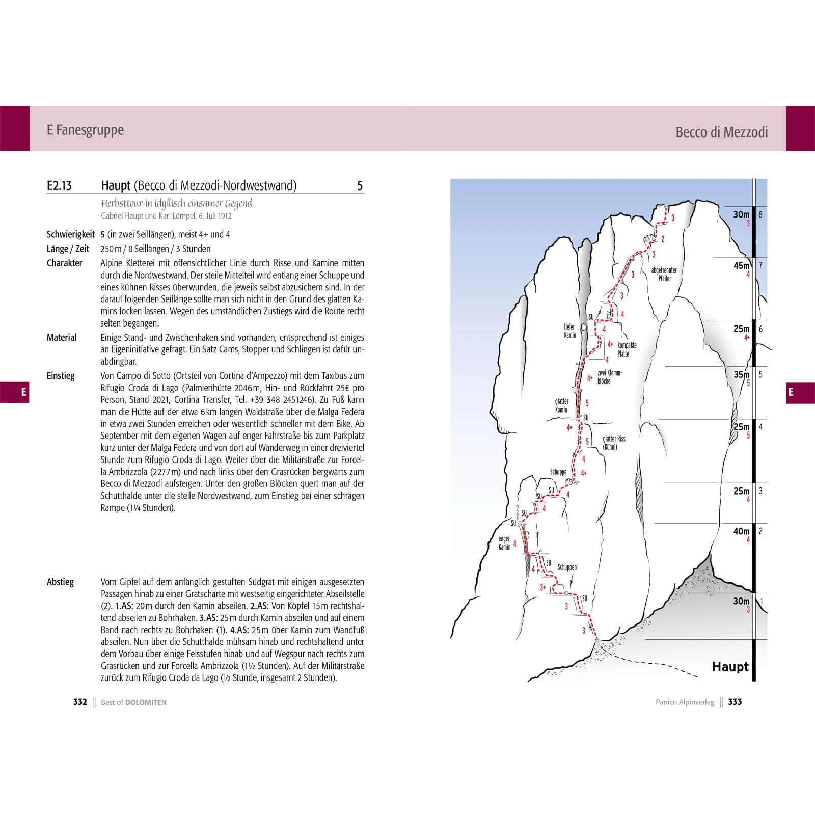 Panico Verlag Best Of Dolomiten - Kletterführer Alpin 10 Panico Verlag Best Of Dolomiten - Kletterführer Alpin – Bild 8