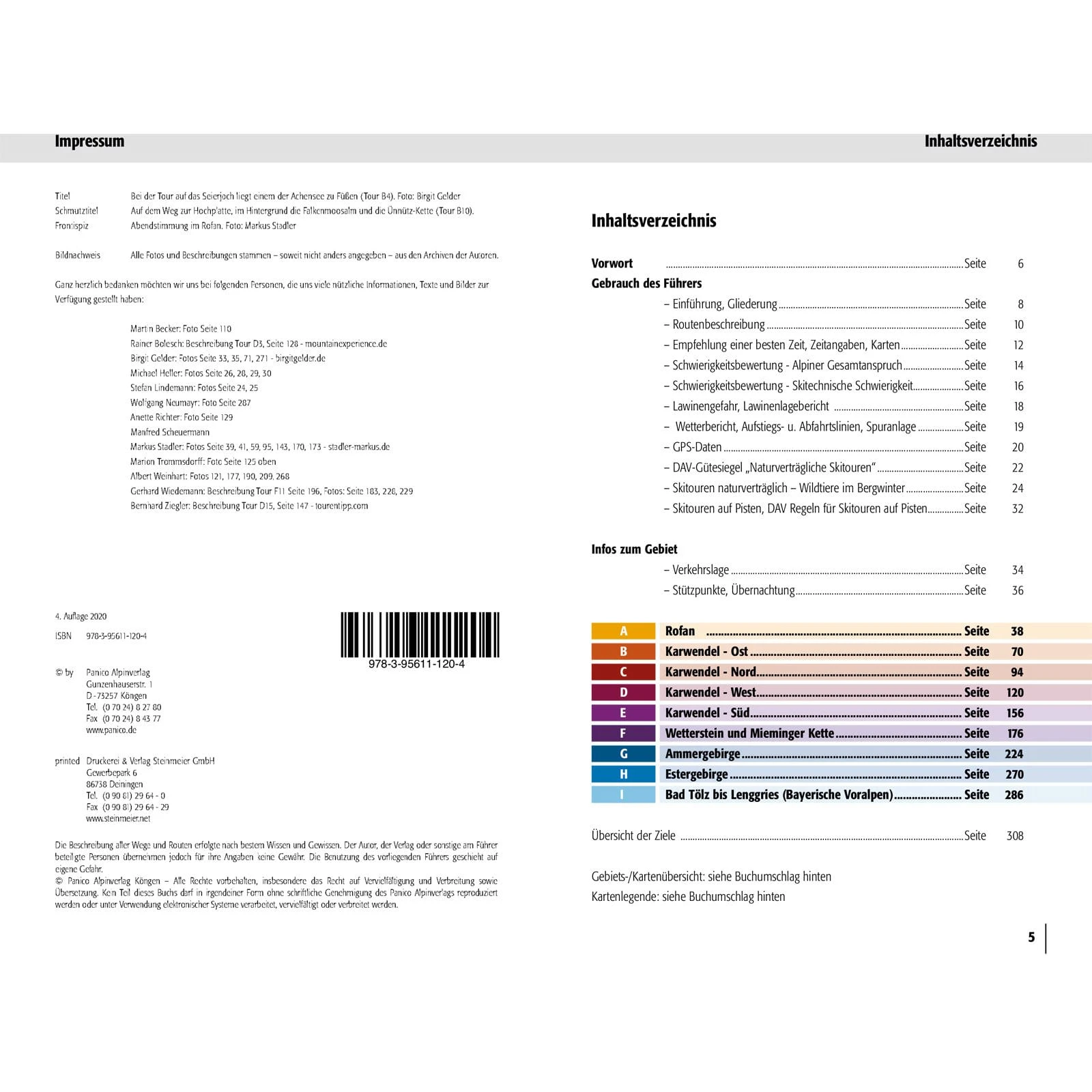 Panico Verlag Karwendel-Rofan-Wetterstein - Skitour Führer 4 Panico Verlag Karwendel-Rofan-Wetterstein - Skitour Führer – Bild 2