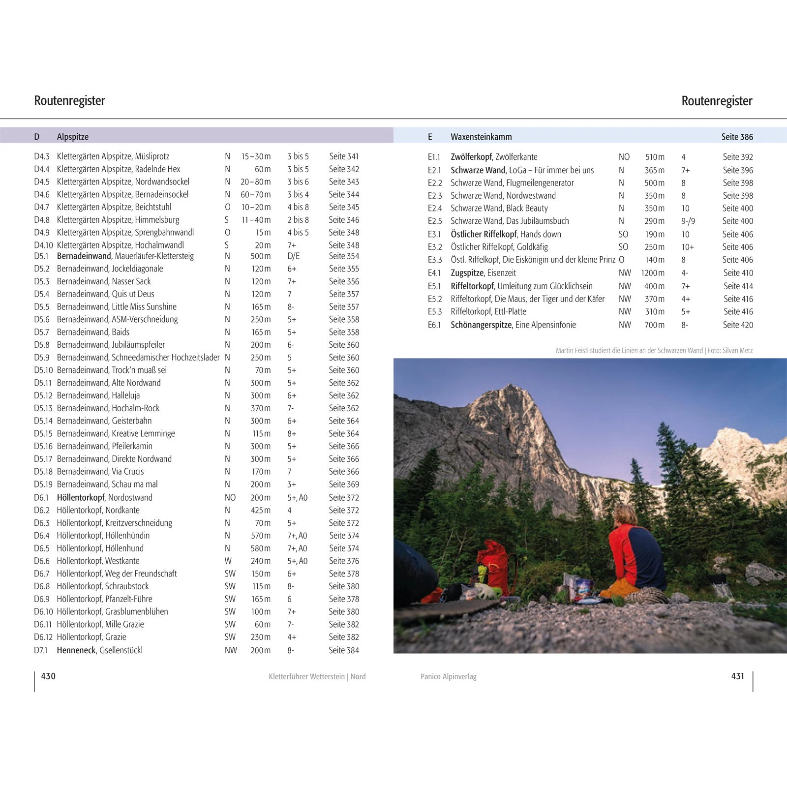 Panico Verlag Wetterstein Nord - Kletterführer Alpin 16 Panico Verlag Wetterstein Nord - Kletterführer Alpin – Bild 14