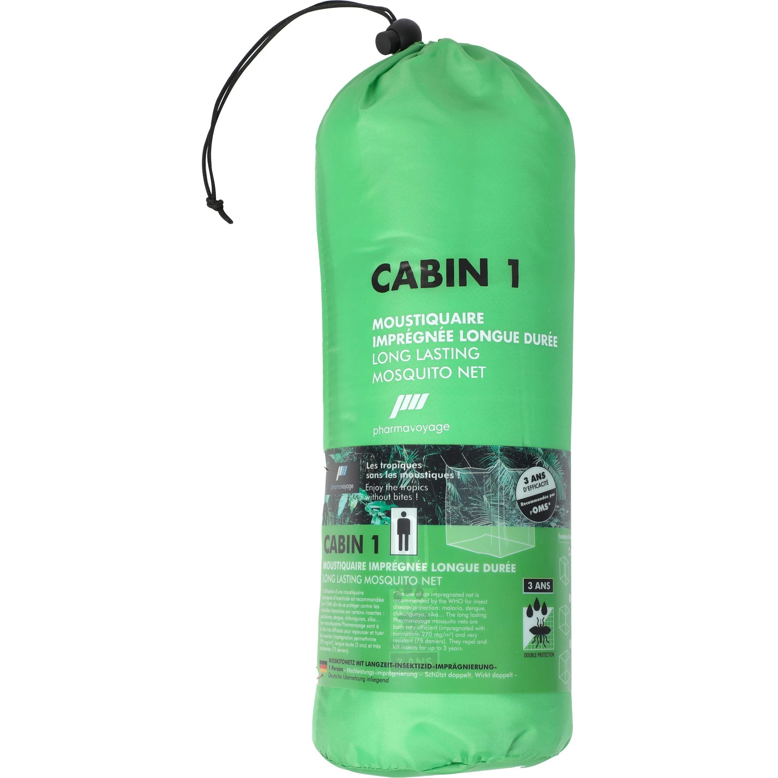 Pharmavoyage Moskitonetz Cabin 1 - Imprägnierter Mückenschutz 4 Pharmavoyage Moskitonetz Cabin 1 - Imprägnierter Mückenschutz – Bild 2