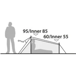 Robens Arrow Head - 1 Personen Zelt -Campfreunde Geschäft robens arrow head 1 personen zelt red rl 150325 4