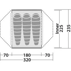 Robens Lodge 3 - Drei-Personen-Kuppelzelt 11 Robens Lodge 3 - Drei-Personen-Kuppelzelt -Campfreunde Geschäft robens lodge 3 drei personen kuppelzelt green rl 152008 3