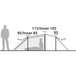 Robens Nordic Lynx 3 - Drei-Personen-Tunnelzelt -Campfreunde Geschäft robens nordic lynx 3 drei personen tunnelzelt green rl 152178 15