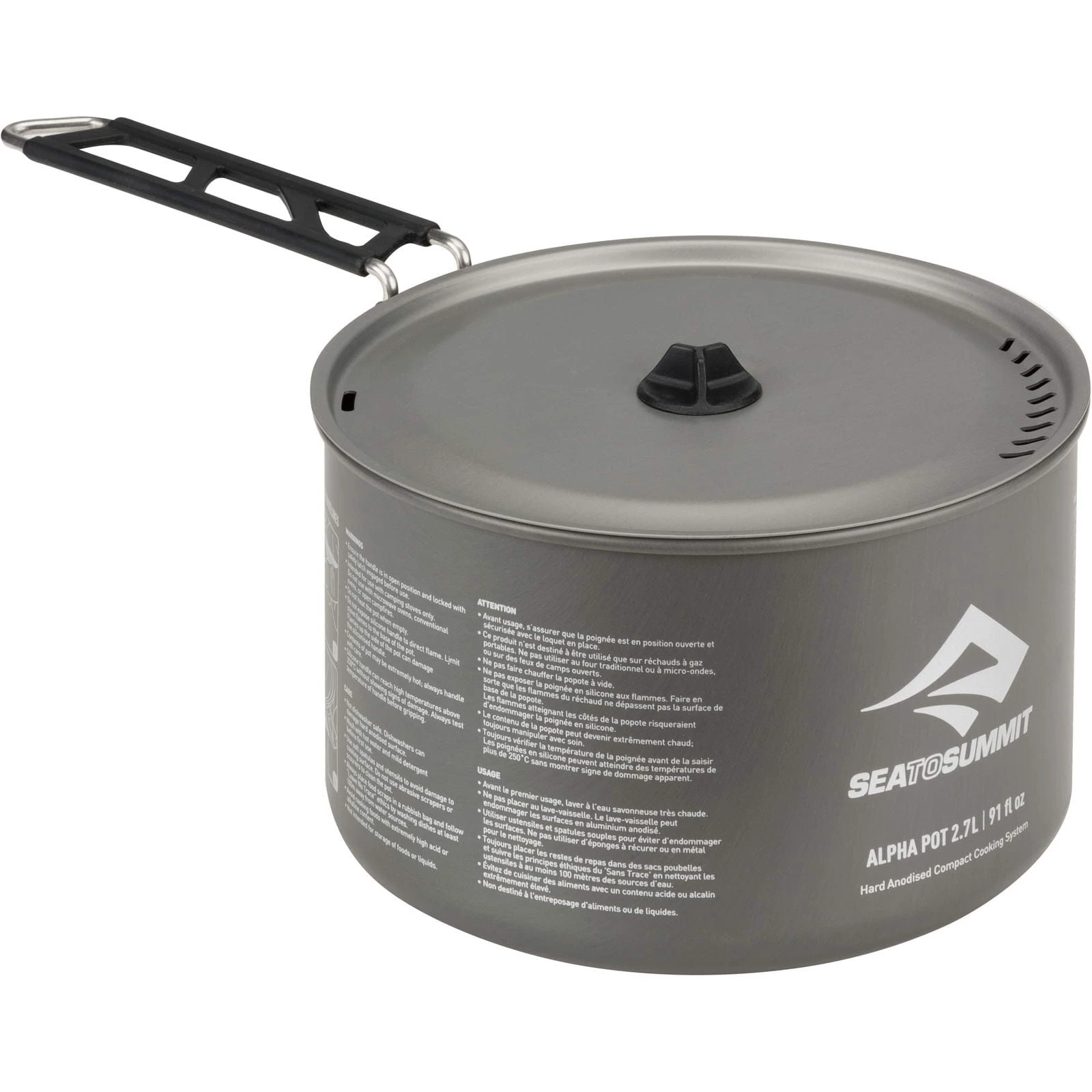 Sea To Summit Alpha Pot 2.7L - Aluminium-Kochtopf 3 Sea To Summit Alpha Pot 2.7L - Aluminium-Kochtopf