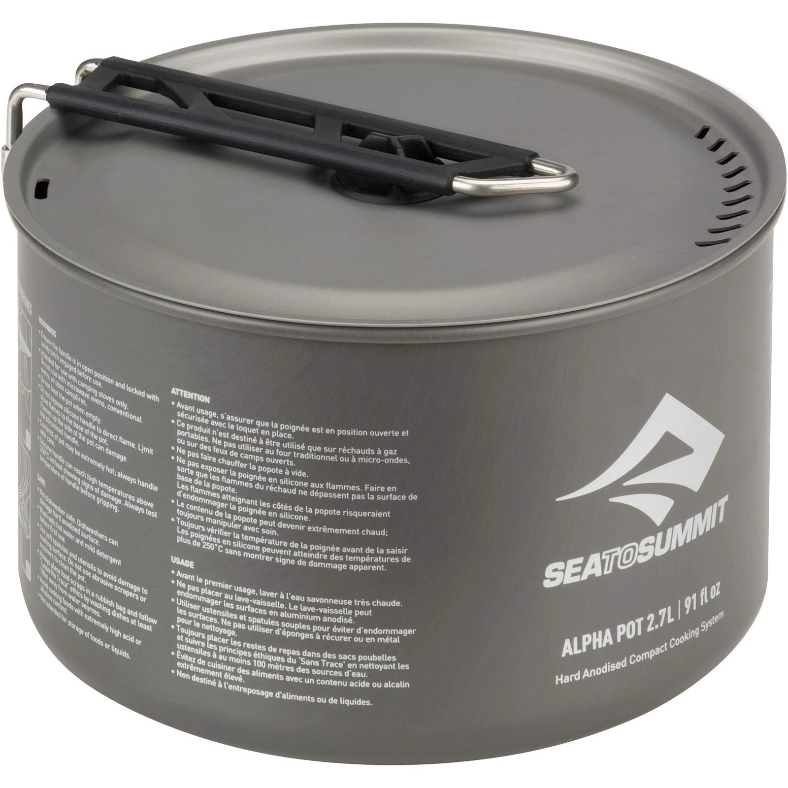 Sea To Summit Alpha Pot 2.7L - Aluminium-Kochtopf 4 Sea To Summit Alpha Pot 2.7L - Aluminium-Kochtopf – Bild 2