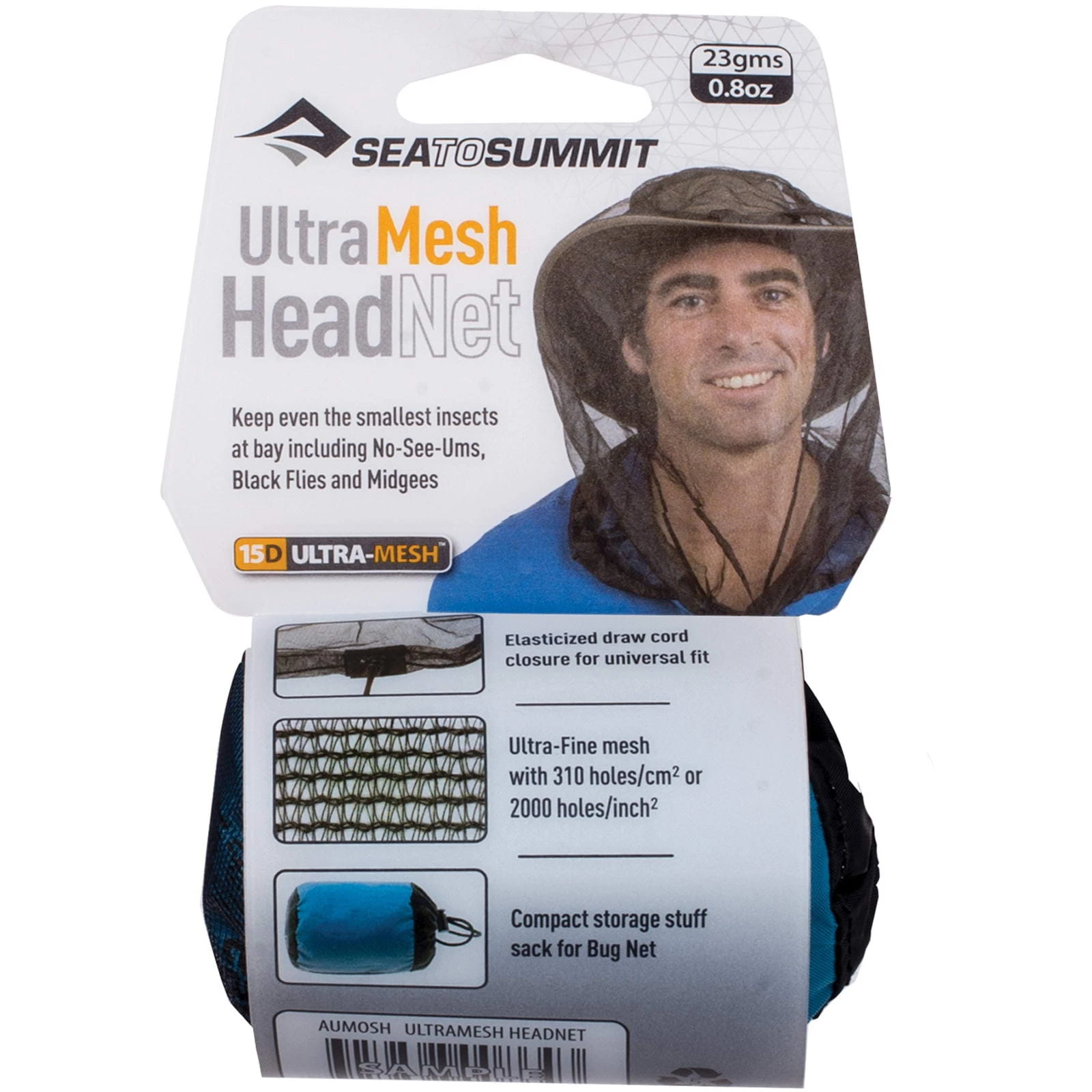 Sea To Summit Ultra-Mesh Head Net - Kopfnetz 3 Sea To Summit Ultra-Mesh Head Net - Kopfnetz