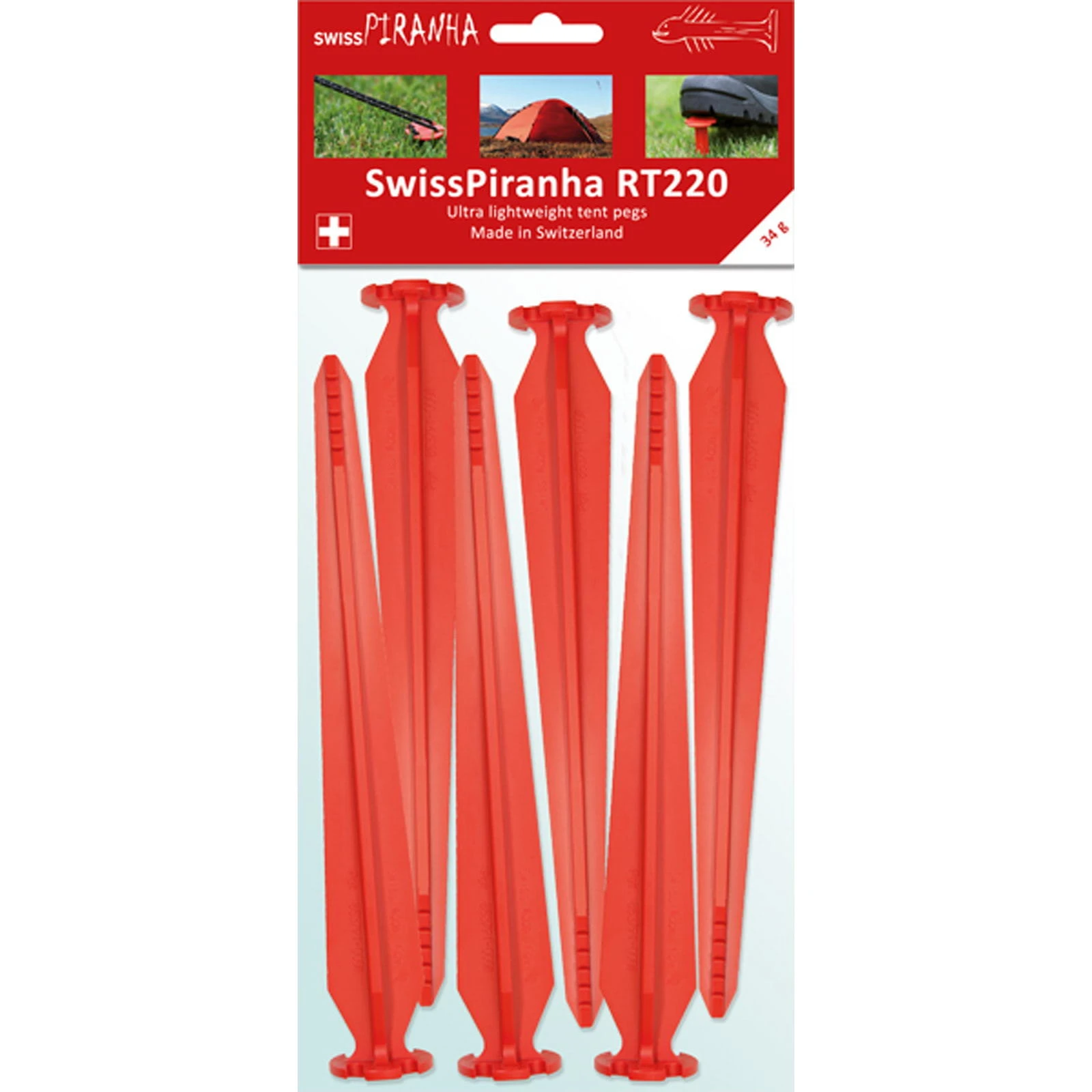 SwissPiranha RT220 - Zeltheringe 4 SwissPiranha RT220 - Zeltheringe – Bild 2