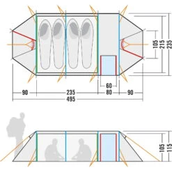 Tatonka Alaska 4 PU - Familien-Zelt 9 Tatonka Alaska 4 PU - Familien-Zelt -Campfreunde Geschäft tatonka alaska 4 pu familien zelt tat 2459 208 12
