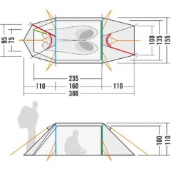 Tatonka Arctis 2.235 PU - Zwei-Personen-Zelt -Campfreunde Geschäft tatonka arctis 2 235 pu zwei personen zelt tat 2451 208 5