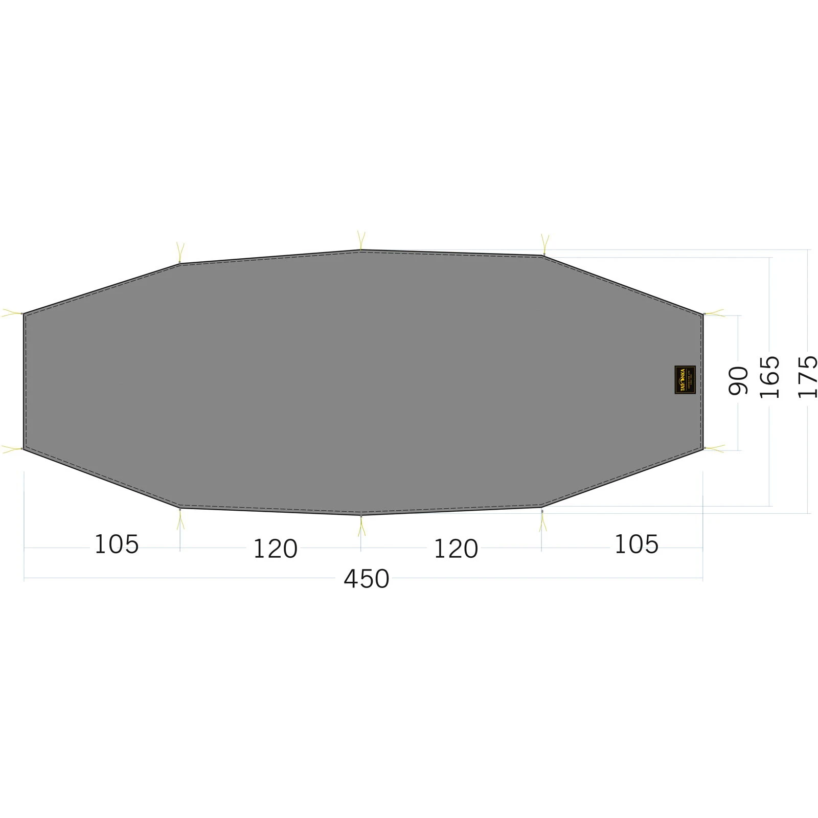 Tatonka Floor Sheet LT Rokua 3 - Zeltunterlage 3 Tatonka Floor Sheet LT Rokua 3 - Zeltunterlage