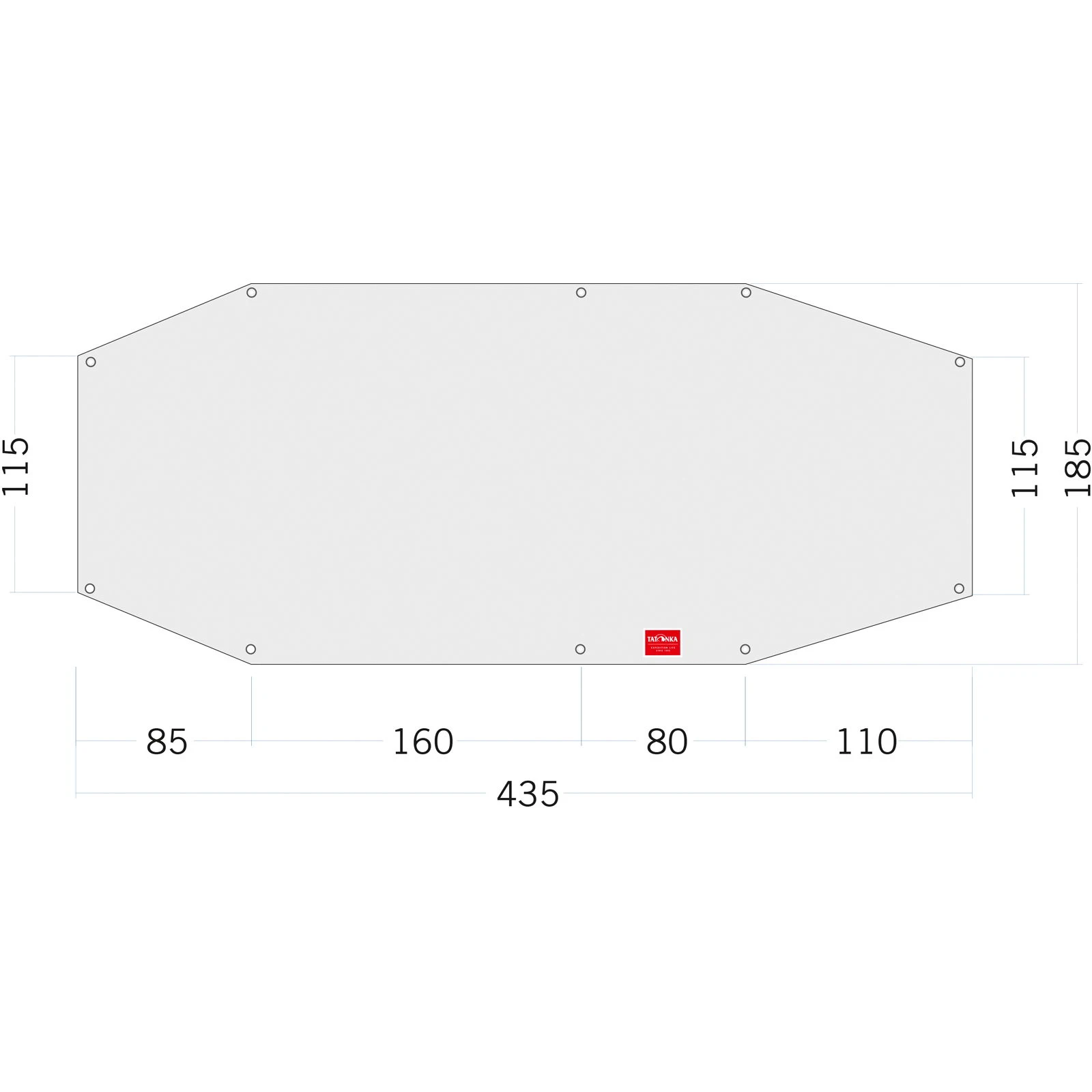 Tatonka Floor Sheet PE Alaska 3 - Zeltunterlage 3 Tatonka Floor Sheet PE Alaska 3 - Zeltunterlage