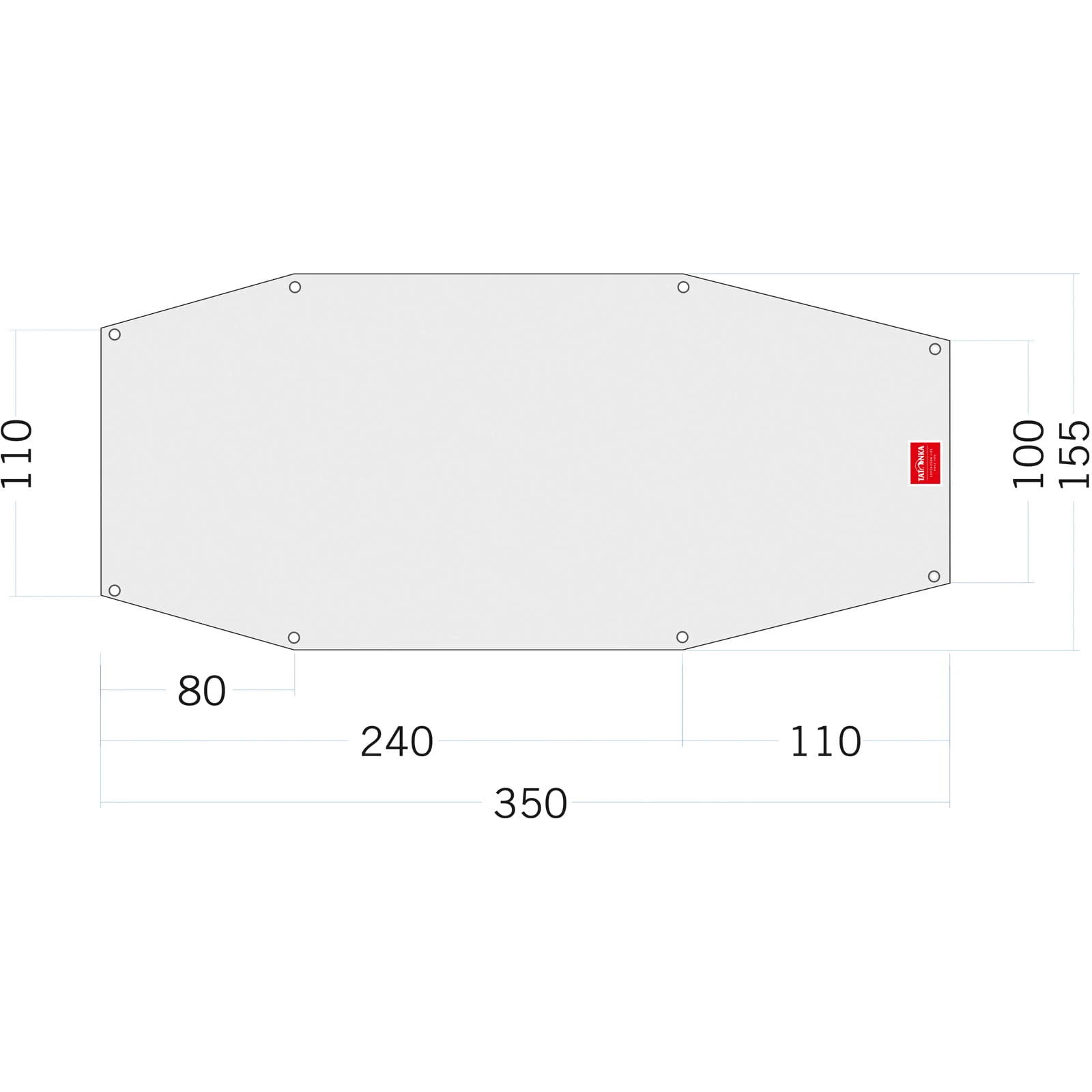 Tatonka Floor Sheet PE Arctis 2 - Zeltunterlage 3 Tatonka Floor Sheet PE Arctis 2 - Zeltunterlage
