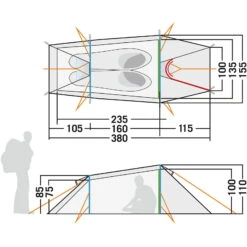 Tatonka Gargia 2 - Zwei-Personen-Zelt -Campfreunde Geschäft tatonka gargia 2 zwei personen zelt stone grey olive tat 2602 332 2